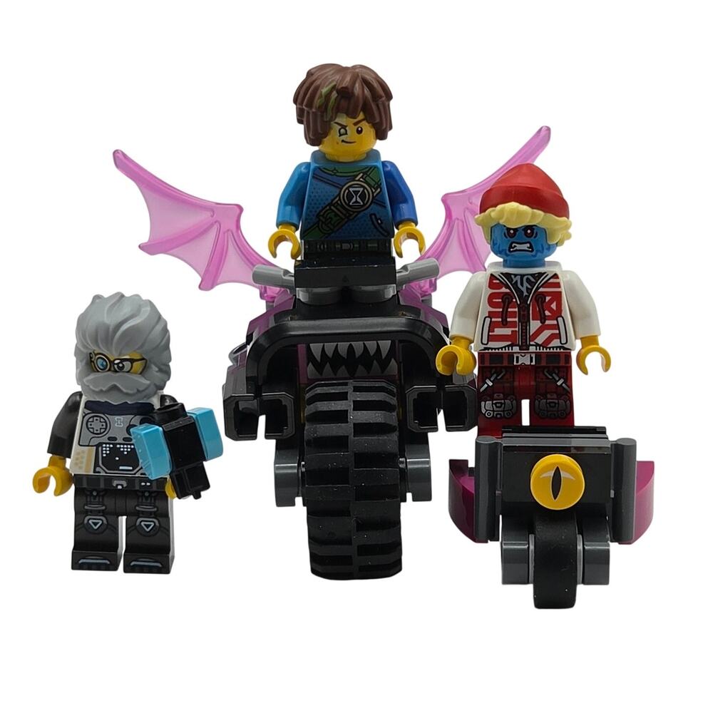 Lego Dreamzzz Minifigure Lot Of 3 With Bikes Very Good